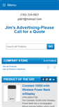 Mobile Screenshot of jimsadvertising.com